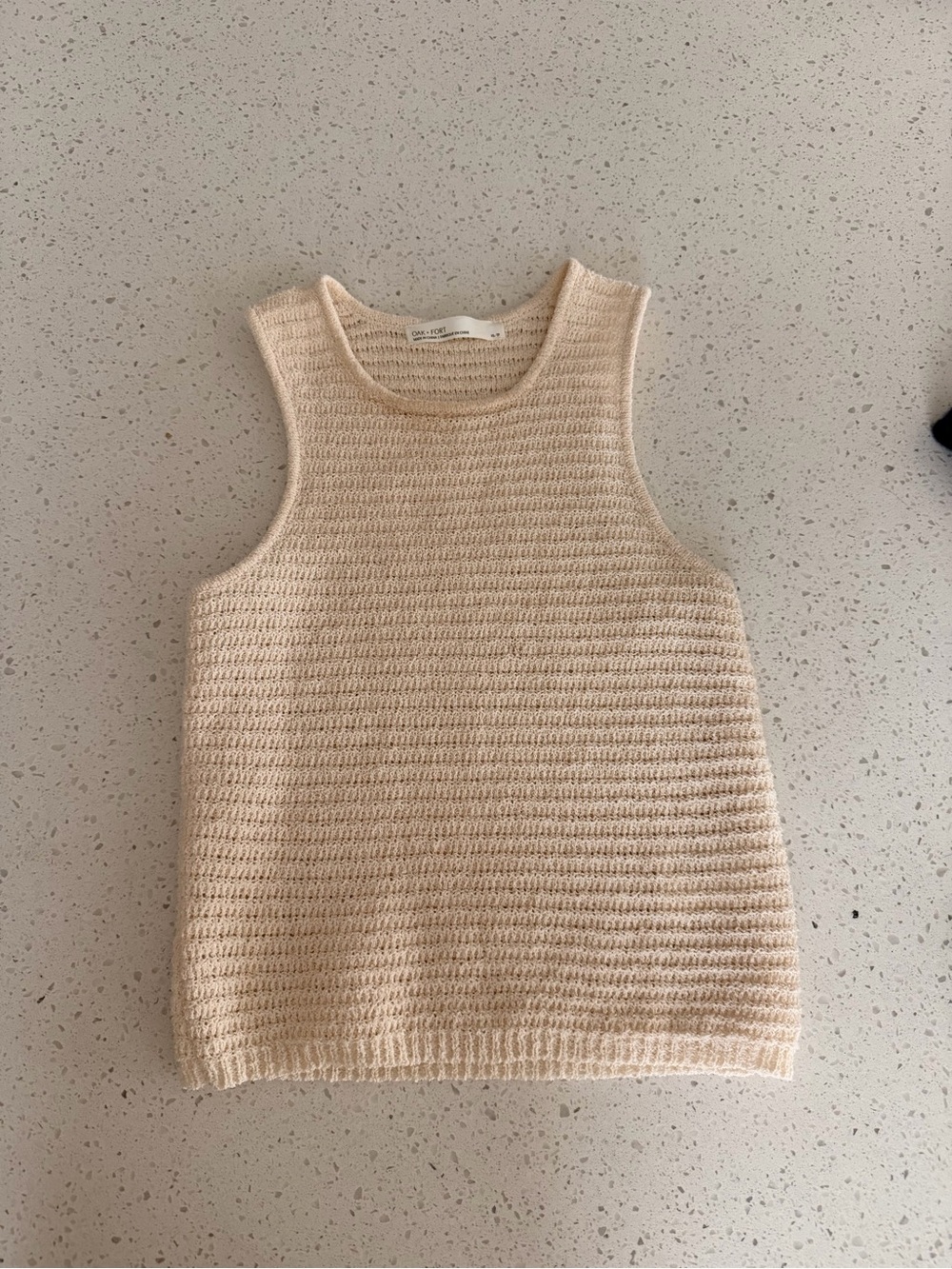 Oak + Fort Crochet Tank Top